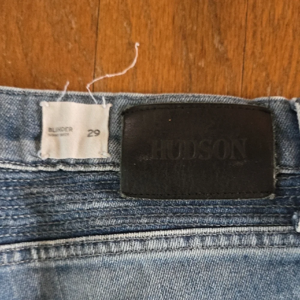 Hudson Jeans Blue Skinny Distressed‎ Denim